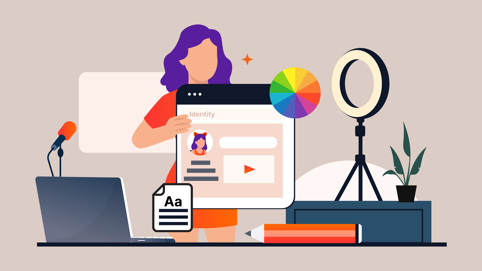Crafting a Memorable Visual Identity for Webcam Streaming
